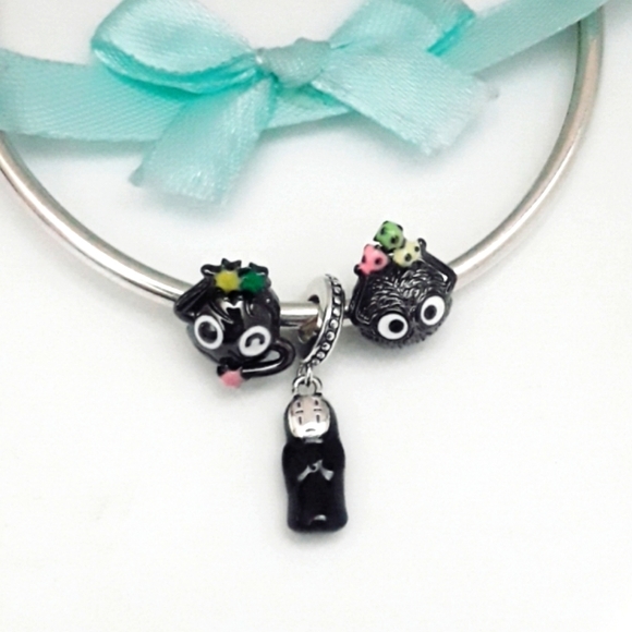 Soot Sprites & Spirited Away Charms S925 Sterling Silver Pandora Compatible - Picture 2 of 3